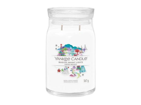 Yankee Candle Illatgyertya Signature üveg nagy Magical Bright Lights 567 g