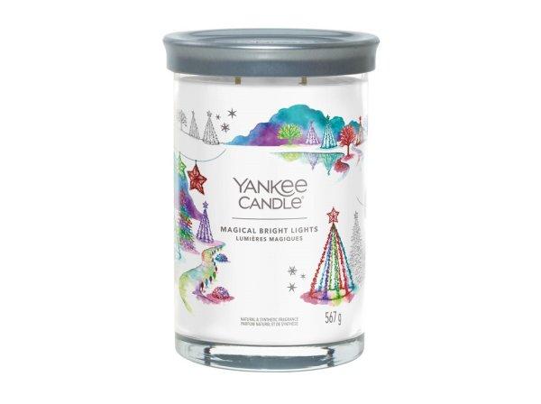Yankee Candle Illatgyertya Signature tumbler nagy Magical Bright Lights 567 g