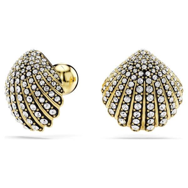 Swarovski Aranyozott fülbevaló Kagylók kristályokkal Idyllia 5683970