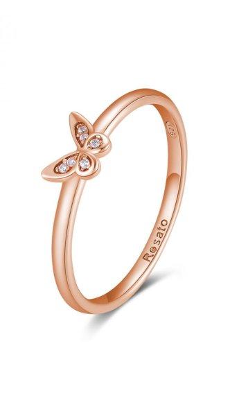 Rosato Bronz gyűrű színtiszta cirkónium kövekkel Allegra RZA024 56 mm