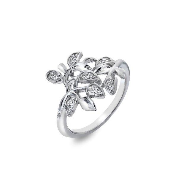 Hot Diamonds Szép ezüst gyűrű Hot Diamonds Nurture DR233 58 mm