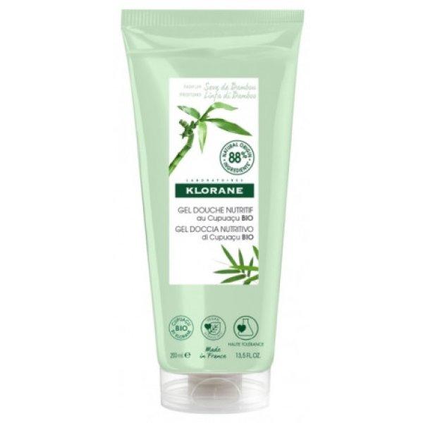Klorane Tápláló tusfürdő Bio Bambuszlé (Nourishing Shower Gel) 200 ml