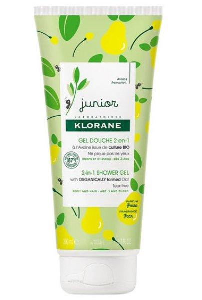Klorane Baba tusfürdő testre és hajra körte (2 in 1 Shower Gel) 200 ml