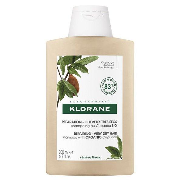 Klorane Tápláló sampon száraz hajra Bio vaj Cupuaçu BIO (Repairing Shampoo)
400 ml