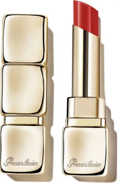 Guerlain Fényes ajakrúzs KissKiss Shine Bloom (Lipstick) 3,2 g 709 Petal Red
