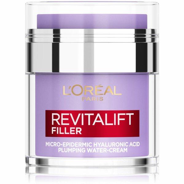 L'Oréal Paris Könnyű bőrápoló krém hialuronsavval Revitalift Filler
(Plumping Water-Cream) 50 ml