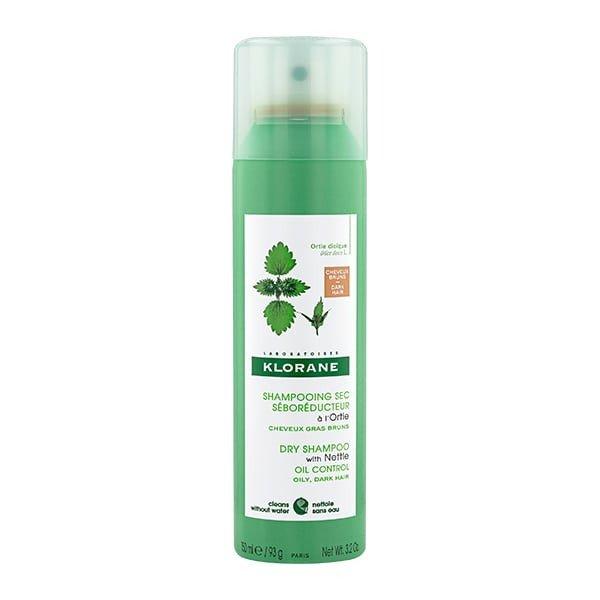 Klorane Önszabályozó száraz sampon sötét zsíros hajra csalánnal (Dry
Shampoo) 150 ml