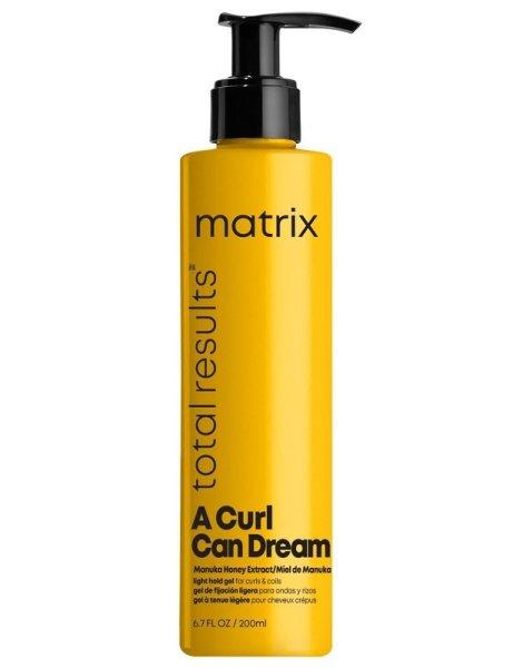 Matrix Könnyű fixáló gél göndör és hullámos hajra A Curl Can Dream
(Light Hold Gel) 250 ml