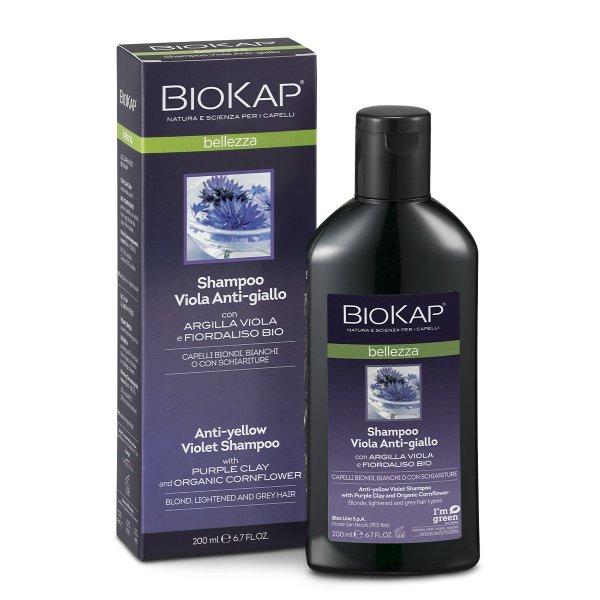 Biokap Sampon a sárga tónusok semlegesítésére 200 ml