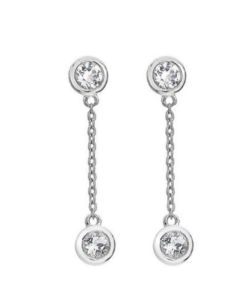 Hot Diamonds Bájos ezüst lógó fülbevaló gyémántokkal Tender DE750