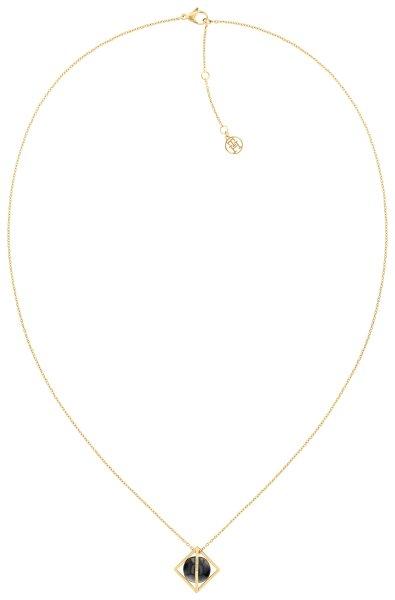Tommy Hilfiger Modern aranyozott nyaklánc Framed Stones 2780797