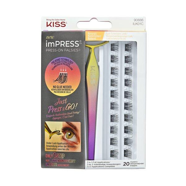 KISS Műszempillák imPRESS Press on Falsies Kit 01