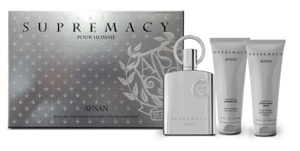 Afnan Supremacy Silver - EDP 100 ml + 100 ml tusolózselé + borotválkozás
utáni balzsam 100 ml