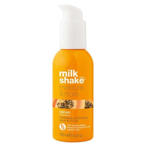 Milk Shake Hidratáló és fényesítő szérum száraz hajra Moisture & More
(Serum) 100 ml