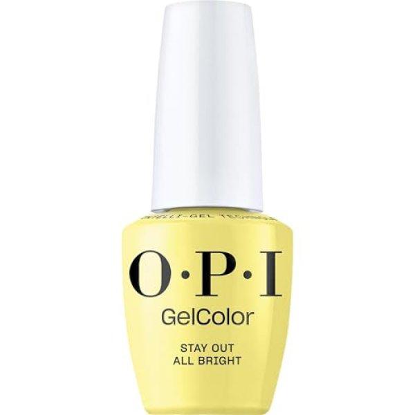 OPI Zselés körömlakk GelColor 15 ml Stay Out All Bright