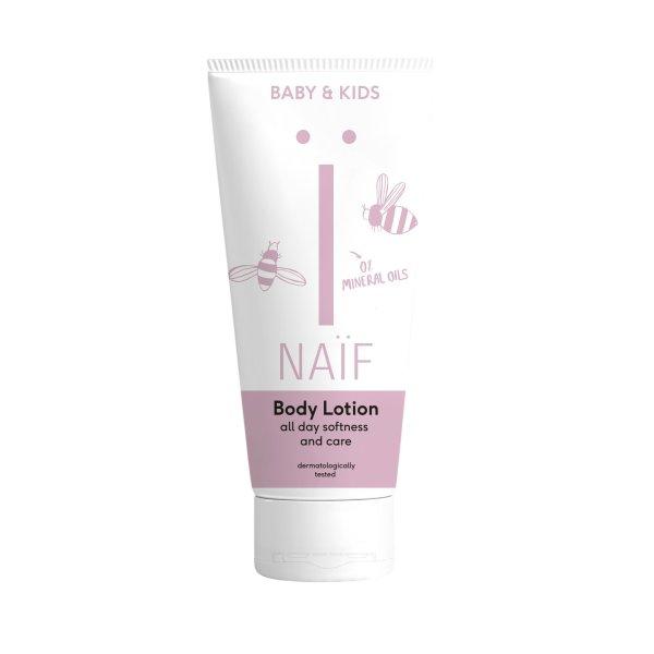 NAÏF Lágyító testápoló gyermekeknek és csecsemőknek Baby & Kids
(Softening Body Lotion) 200 ml