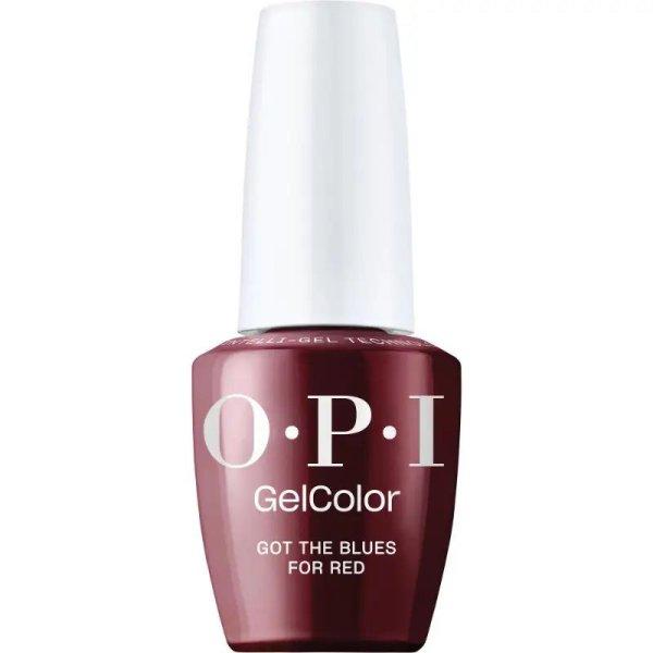 OPI Zselés körömlakk GelColor 15 ml Got the Blues for Red