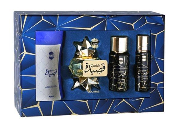 Ajmal Qasida - EDP 60 ml + test púder 80 g + testpermet 50 ml + hajpermet 30 ml