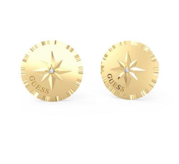 Guess Aranyozott fülbevaló Monete JUBE02206JWYGT/U