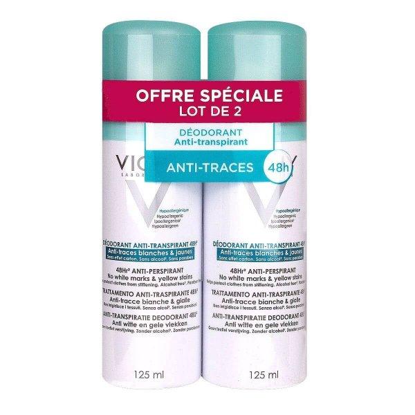 Vichy Izzadásgátló készlet 48 órás hatással 2 x 125 ml
