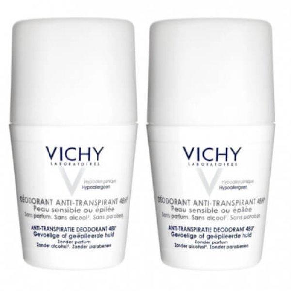 Vichy Golyós dezodor szett érzékeny és irritált bőrre 2 x 50 ml