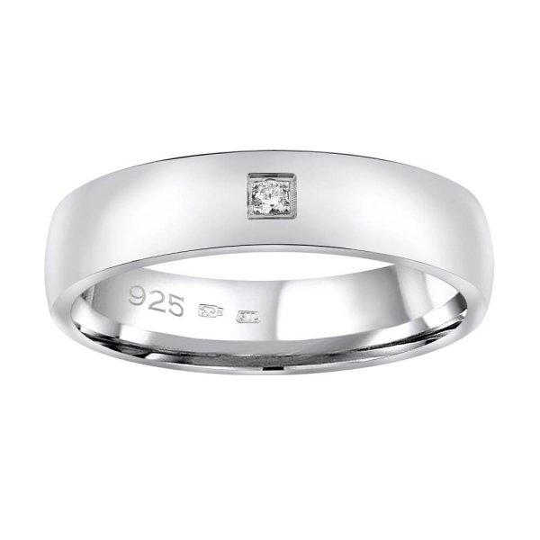 Silvego Ezüst karikagyűrű Poesia nőknek QRG4104W 51 mm