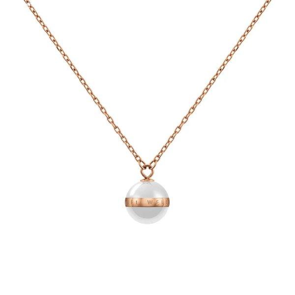Daniel Wellington Bájos fehér kerámia medál nyaklánc Aspiration DW00400157