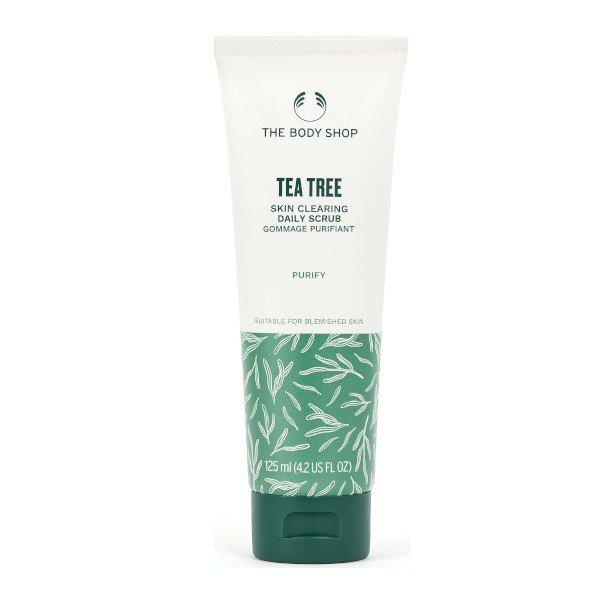 The Body Shop Tisztító peeling problémás és érzékeny bőrre Tea Tree
(Skin Clearing Daily Scrub) 125 ml