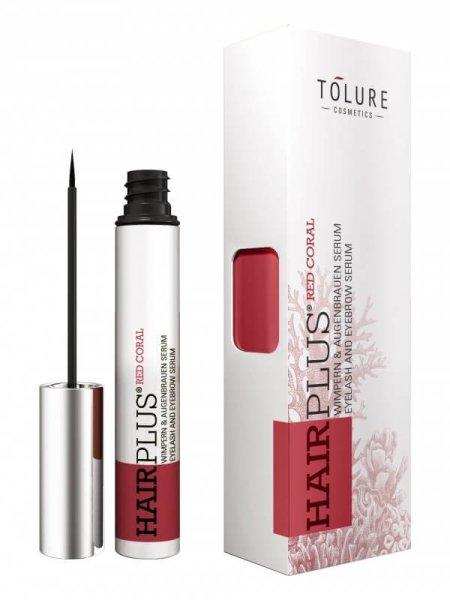 Tolure Cosmetics Vegán szérum szempillára és szemöldökre Hairplus Red
Coral 3 ml