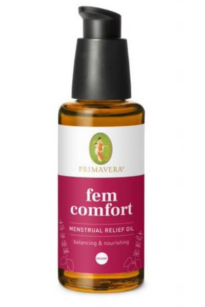 Primavera Kiegyensúlyozó masszázsolaj nőknek menstruáció vagy hormonális
ingadozások idején Fem Comfort 50 ml