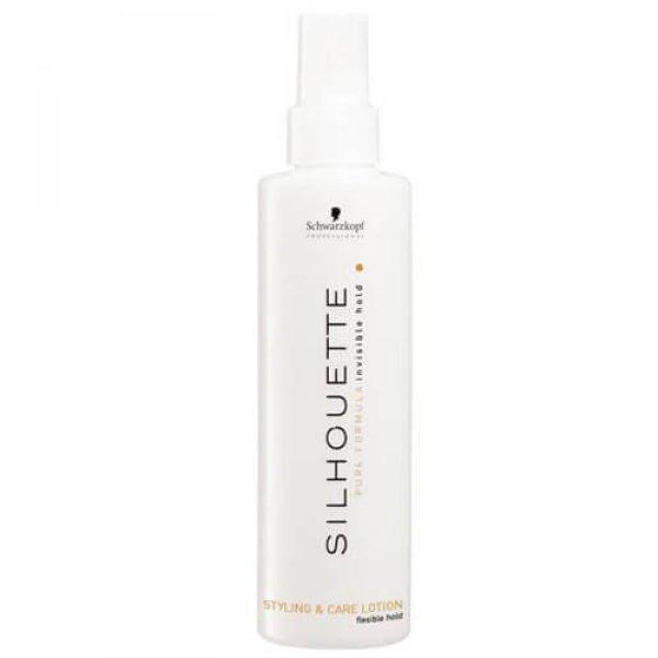 Schwarzkopf Professional Ápoló hajpermet rugalmas fixálással Silhouette
(Styling & Care Lotion) 200 ml