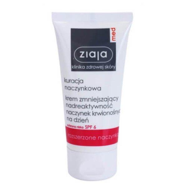 Ziaja Hidratáló krém bőrpírra hajlamos érzékeny bőrre SPF 6 Capillary
Care 50 ml