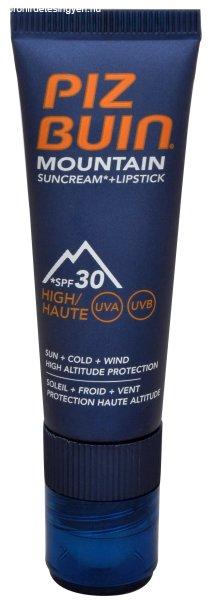 Piz Buin SPF 30-as fényvédő krém és ajakbalzsam SPF 30 2 v 1 (Mountain
Combi 