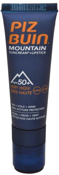Piz Buin SPF 50-as fényvédő krém és ajakbalzsam SPF 30 2 v 1 (Mountain
Combi 