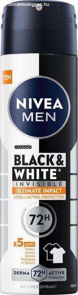 Nivea Izzadásgátló spray Men Invisible Black & White Ultimate Impact 150 ml