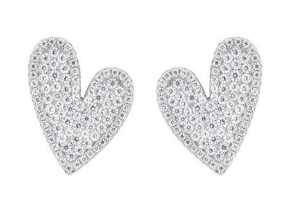 Preciosa Szív nyaklánc cirkónium kövekkel Preciosa Pure Love Glamour 5421 00