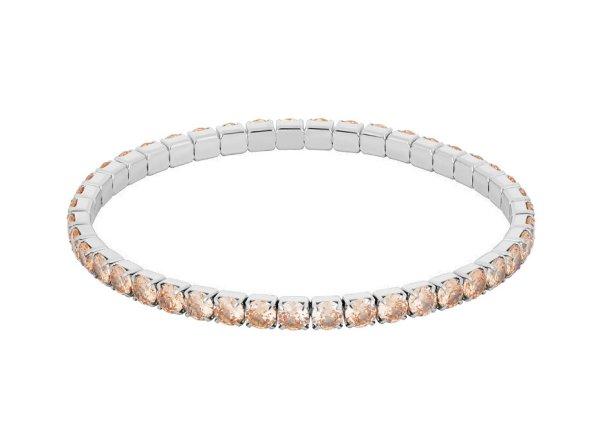 Preciosa Bájos acél cirkónium karkötő Hype Glamour 7469 61
