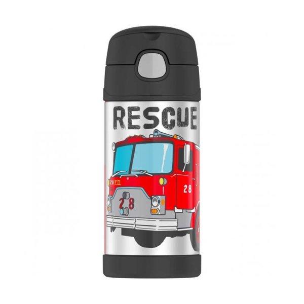 Thermos Gyermek termosz szívószállal - tűzoltók 355 ml