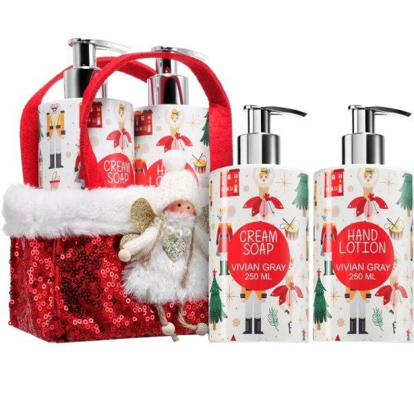 Vivian Gray Kézápoló kozmetikai szett Red Fairy (Cream Soap & Hand Lotion)