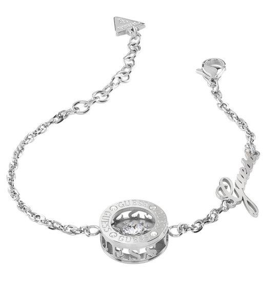 Guess Elegáns acél karkötő Solitaire JUBB01462JWRHS 17-21 cm - L