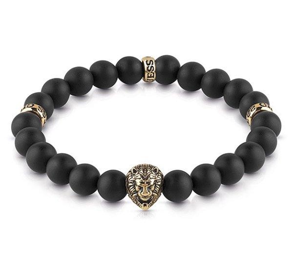 Guess Férfi gyöngy karkötő Lion King JUMB01303JWYGT/U