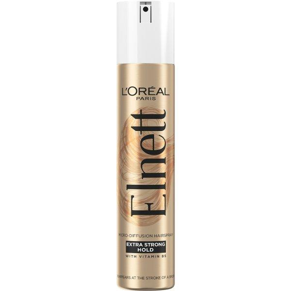 L'Oréal Paris Mikrodiffúziós hajlakk az extra erős fixálásért Elnett
(Micro-Diffusion Hairspray) 300 ml