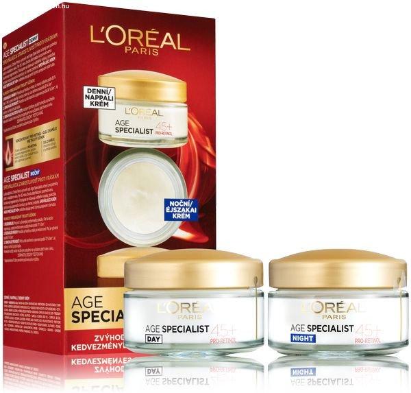 L'Oréal Paris Ránctalanító kozmetikai készlet Age Specialist 45+