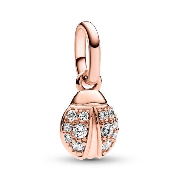 Pandora Bronz medál szerencsének Szerencsehozó katicabogár Rose 783043C01