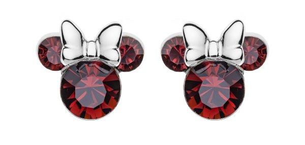 Disney Csillogó ezüst bedugós fülbevaló Minnie Mouse ES00028SJANL.CS