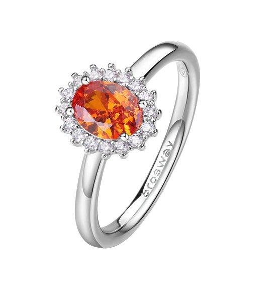 Brosway Elegáns ezüst gyűrű Fancy Vitamin Orange FVO19 52 mm