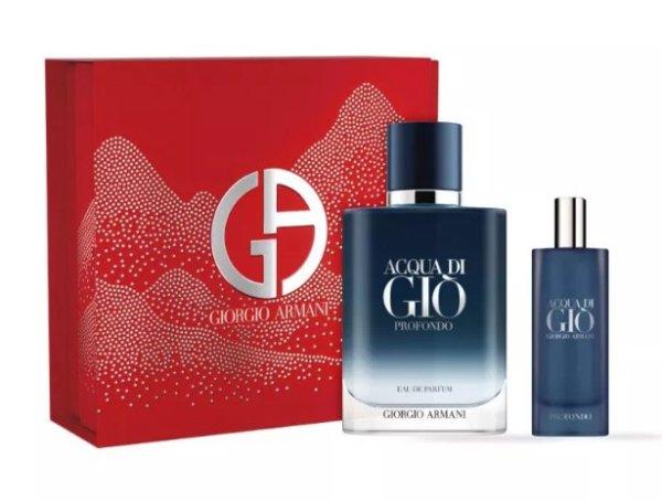 Giorgio Armani Acqua Di Giò Profondo - EDP 100 ml (újratölthető) + EDP 15 ml