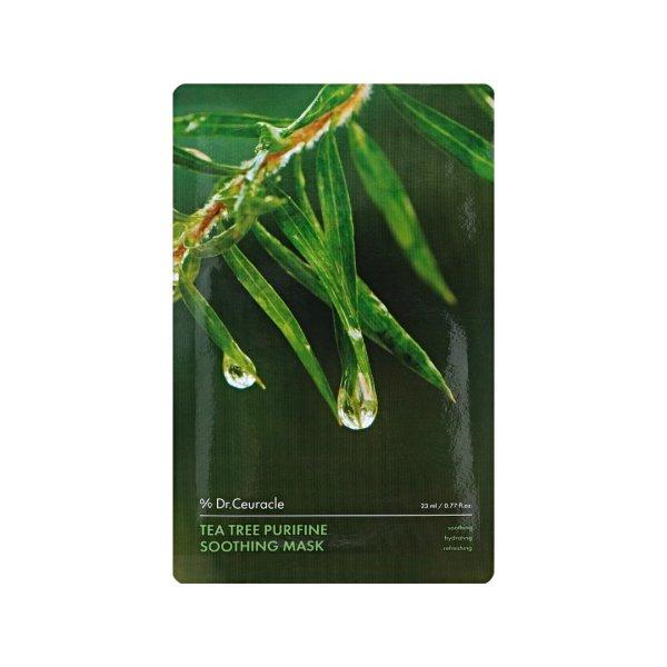 Dr.Ceuracle Nyugtató kendőmaszk problémás bőrre Tea Tree Purifine (Soothing
Mask) 23 ml