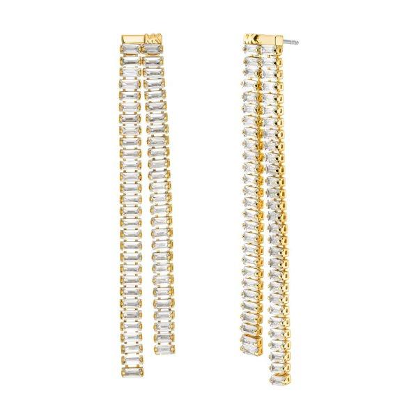 Michael Kors Hosszú aranyozott fülbevaló Brilliance Kors MKJ8416CZ710