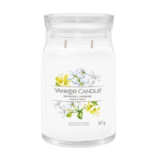 Yankee Candle Illatgyertya Signature Midnight Jasmine 567 g - nagy